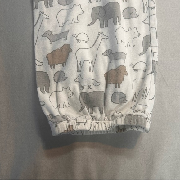 Carter's - White and Gray Animal Print Sleep Sack/night gown - Picture 4 of 4